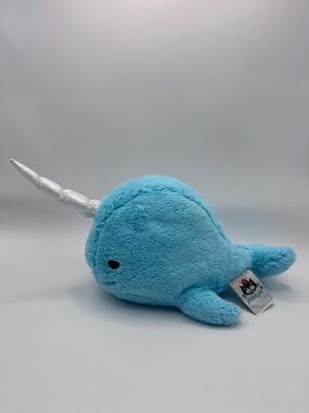 Jellycat Sea Sorbet Narwhal Aqua Stuffed Animal Plush Unicorn Whale